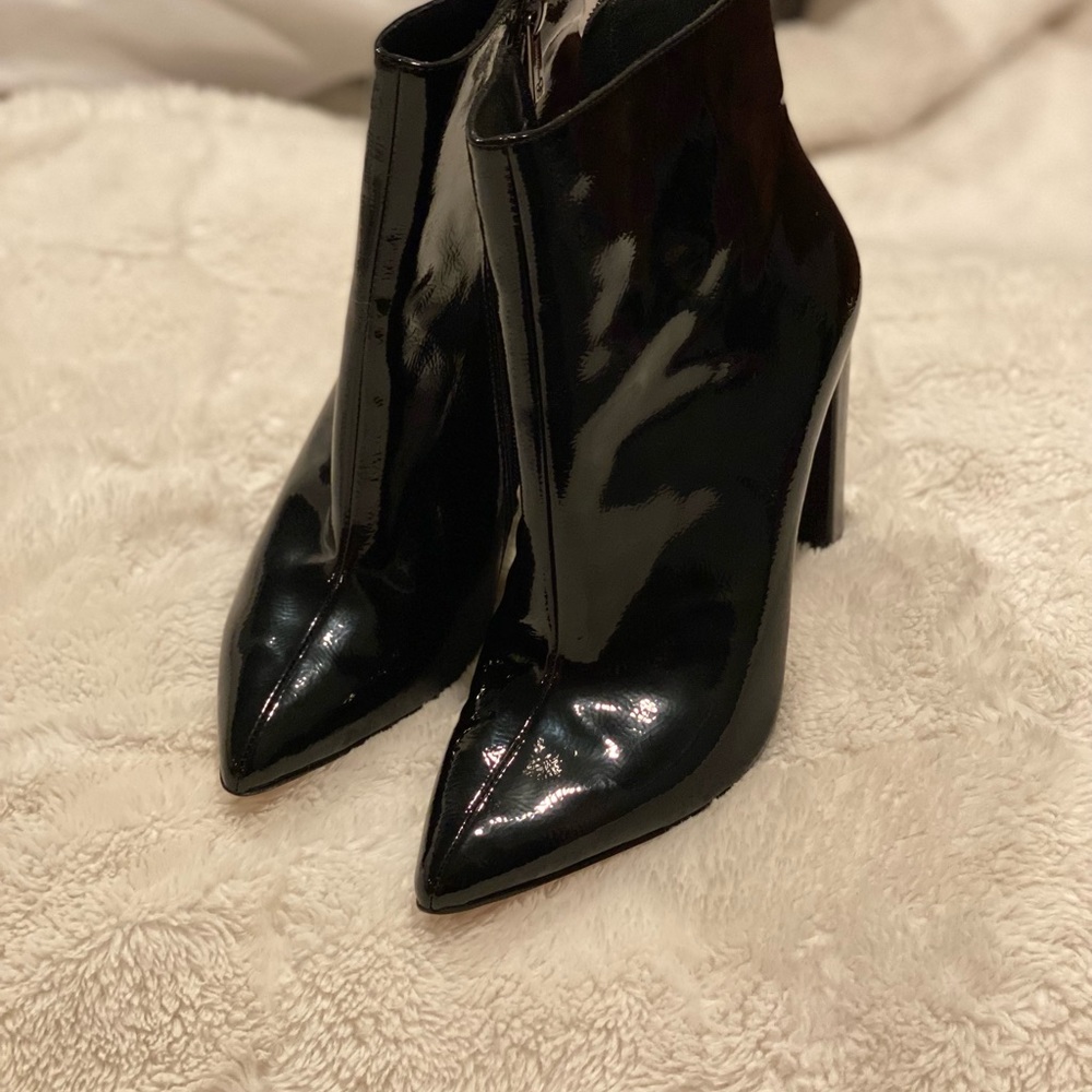 Jessica Simpson Teddi Ankle Patent Boots
